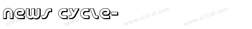 News Cycle字体转换